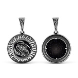Серебряная подвеска со знаком зодиака «рак»