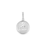 Серебряная подвеска со знаком зодиака «лев»