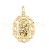Серебряная иконка подвеска «Ангел  хранитель»