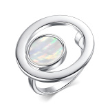 Серебряное кольцо с перламутром