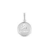 Серебряная подвеска со знаком зодиака «Лев»