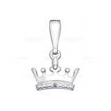 Подвеска «Корона» из серебра