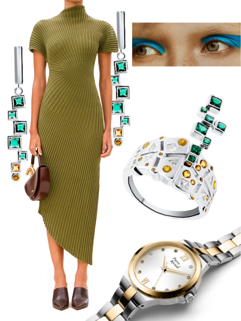 как собрать базовый образ в стиле глэм-футуризм