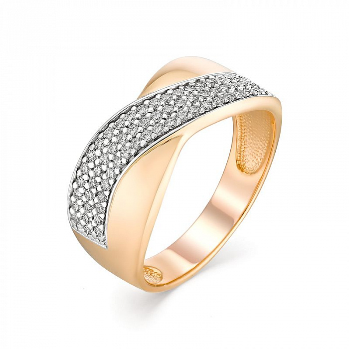Серебряное кольцо с фианитом